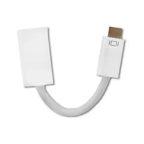 ⁨Qoltec Adapter Mini DVI męska | HDMI żeńska | 0.15m (0NC)⁩ w sklepie Wasserman.eu