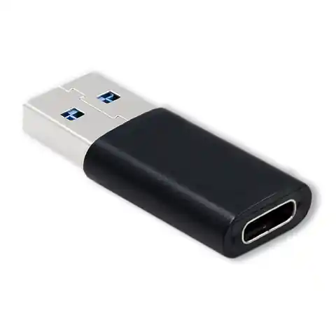 ⁨Qoltec Adapter USB typ A męski | USB typ C żeński (0NC)⁩ w sklepie Wasserman.eu