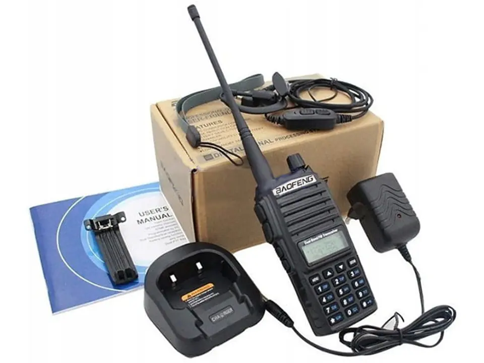 ⁨Baofeng Dual Band VHF / UHF radio unlocked with UV-82 HTQ⁩ at Wasserman.eu