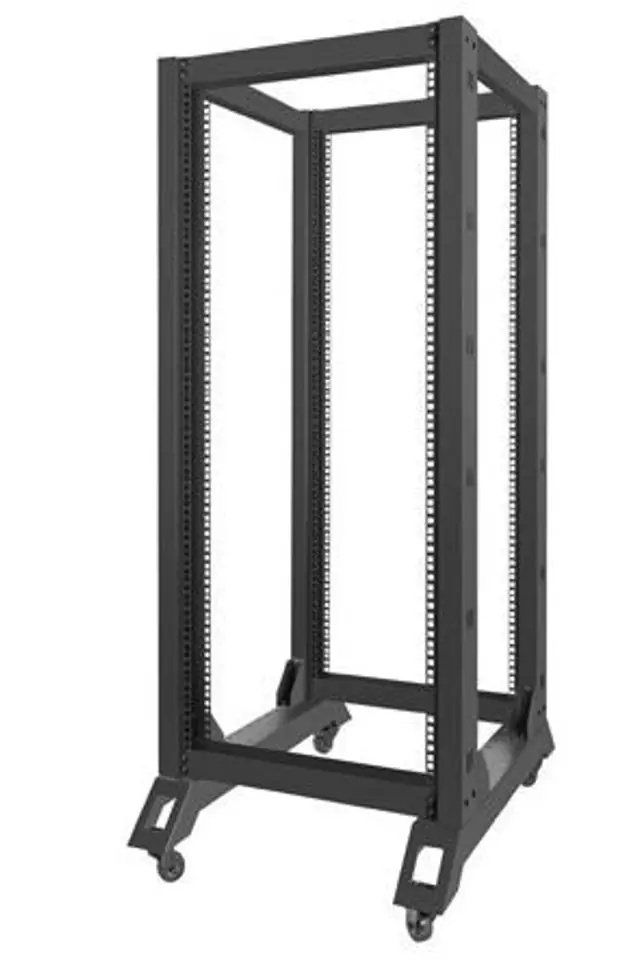 ⁨Open Rack rack 27U 600x800mm black⁩ at Wasserman.eu