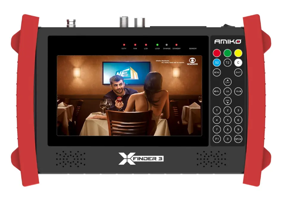 ⁨Amiko X-Finder 3 Combo S2+T2/C HEVC meter⁩ at Wasserman.eu