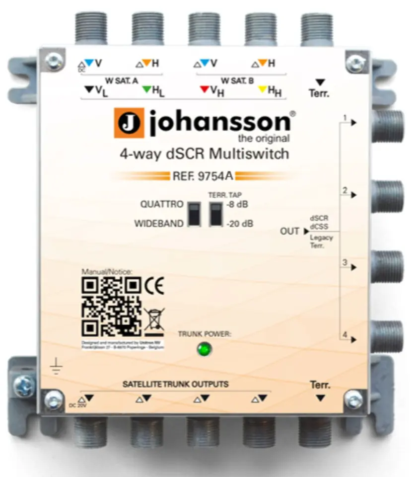 ⁨Multiswitch Unicable II Johansson 9754APL⁩ w sklepie Wasserman.eu