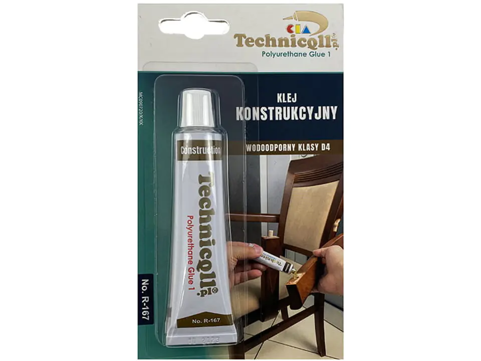 ⁨Technicqll R-167 construction adhesive instead of dowels⁩ at Wasserman.eu