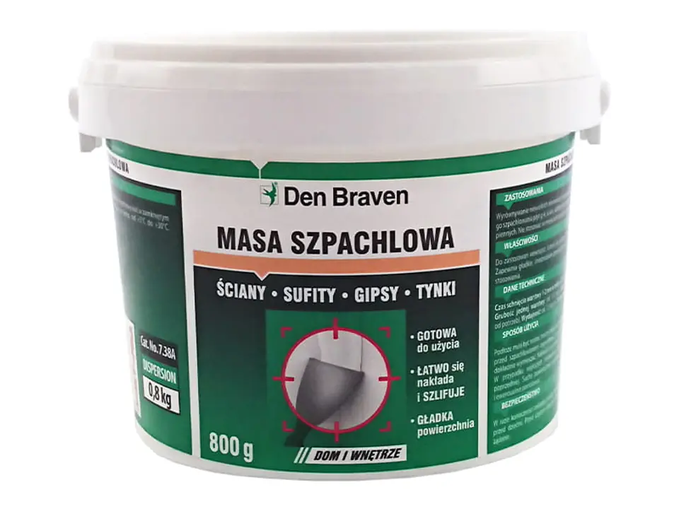 Acry-Fill putty for interiors (0.8 kg) at Wasserman.eu