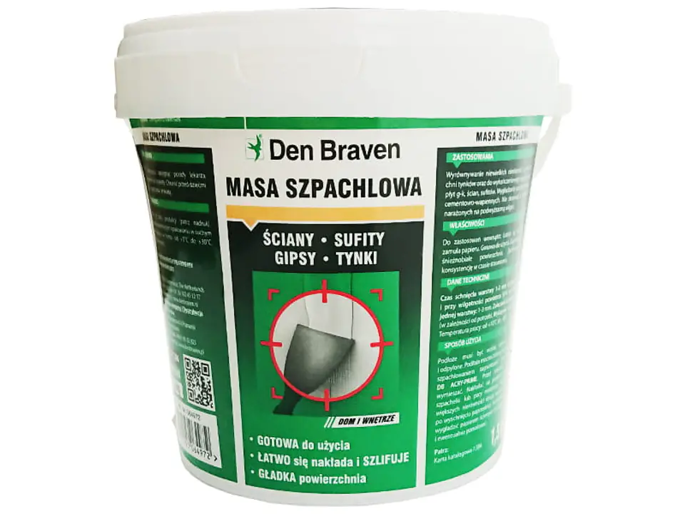Acry-Fill putty for interiors (1.5 kg) at Wasserman.eu