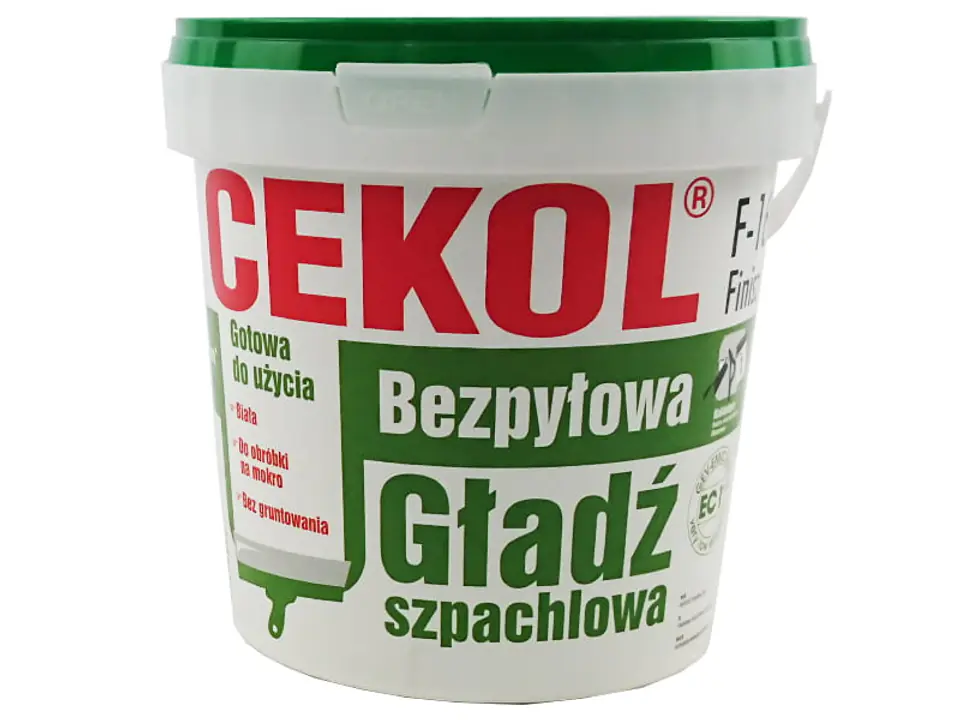 ⁨Gładź szpachlowa bezpyłowa Cekol F-16 (1.8 kg)⁩ w sklepie Wasserman.eu