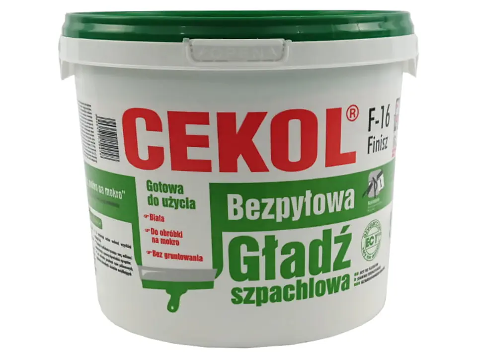 ⁨Cekol F-16 dust-free putty (5 kg)⁩ at Wasserman.eu