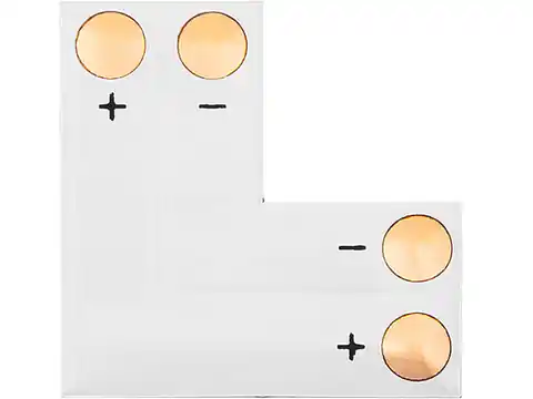 ⁨Stecker für LED-Streifen 10mm Stecker (LED, 2-polig, Typ L)⁩ im Wasserman.eu