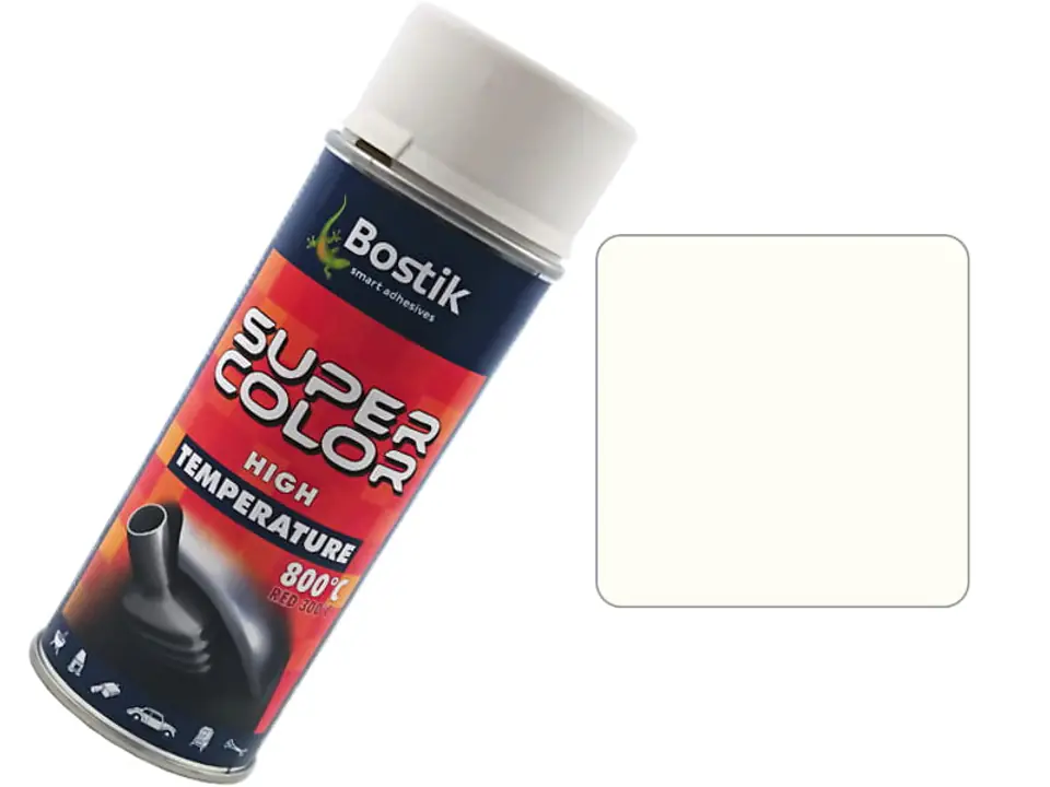 ⁨High-temperature spray paint 400 ml (White)⁩ at Wasserman.eu