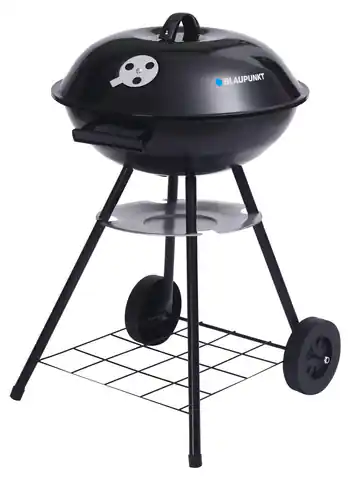 ⁨Kettle grill with thermometer Blaupunkt GC401, black⁩ at Wasserman.eu