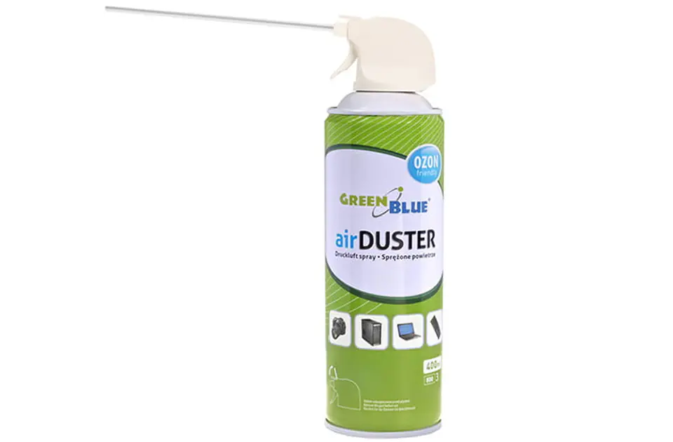 ⁨Sprężone powietrze z atomizerem Green Blue (400ml)⁩ w sklepie Wasserman.eu