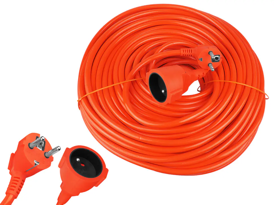⁨PS Three-wire garden extension cable 3x2,5 mm, 50 m, orange. (1LM)⁩ at Wasserman.eu