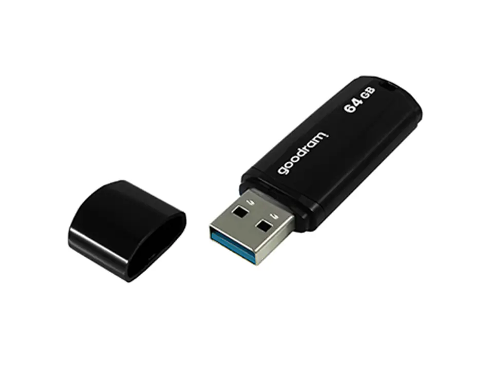 ⁨1 szt. Pendrive GOODRAM 64GB UMM3 BLACK USB 3.0.⁩ w sklepie Wasserman.eu
