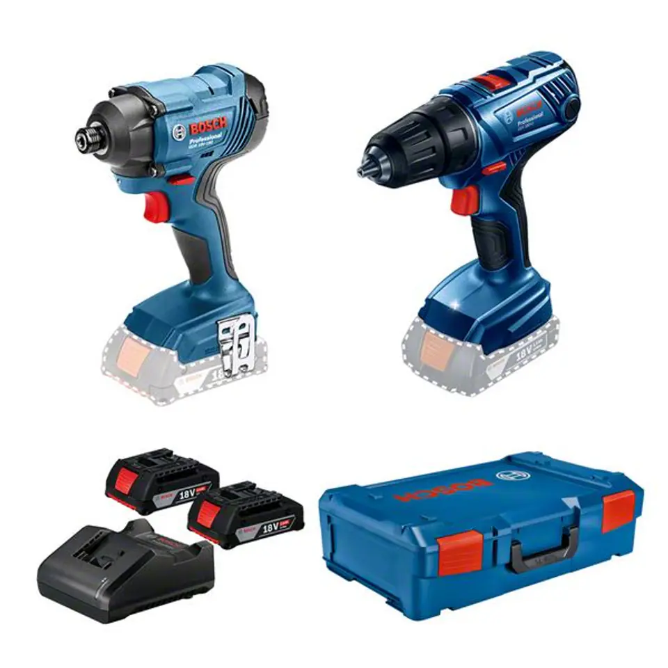 ZESTAW GSR 180 + GDR 18V-160 18V 2*2.0AH w sklepie Wasserman.eu