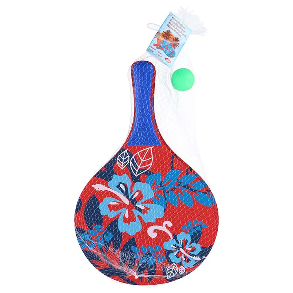 Beach rackets 2 pcs and a ball (niebeski / red) at Wasserman.eu