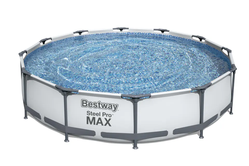 ⁨Bestway 56416 BASEN STELAŻOWY STEEL PRO MAX Z POMPĄ FILTRACYJNĄ 3.66m x 0.76m⁩ w sklepie Wasserman.eu