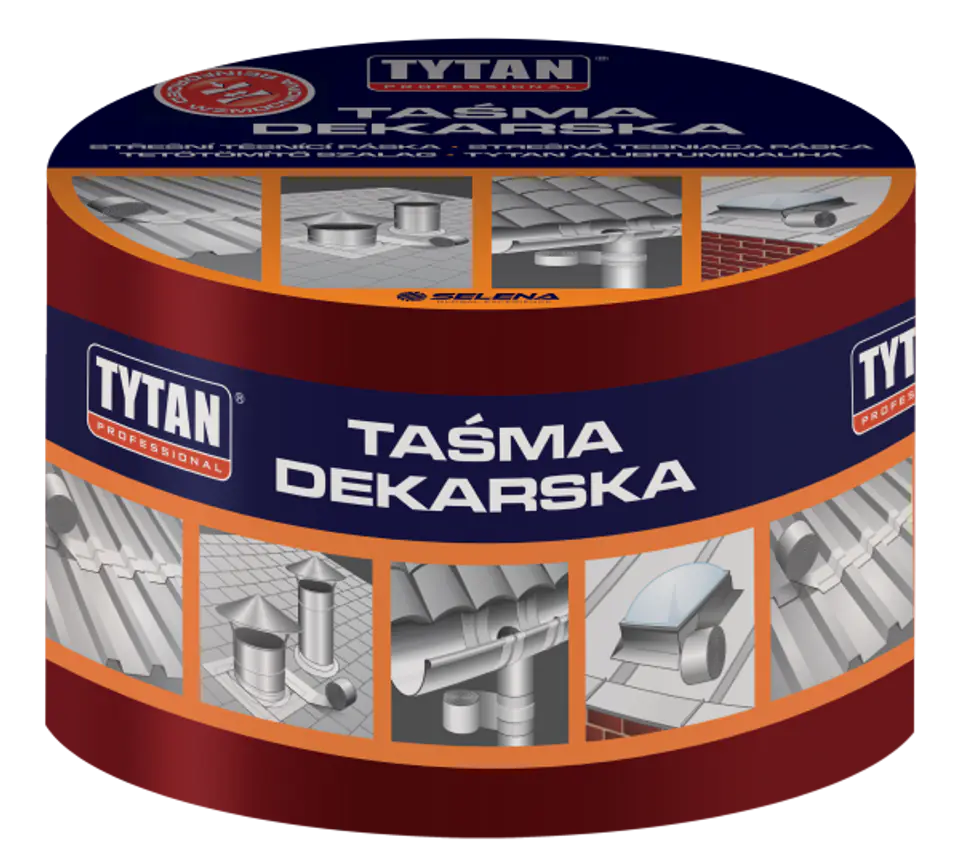 ⁨ROOFING SEALING TAPE 10CM*10MB RED/BRICK⁩ at Wasserman.eu