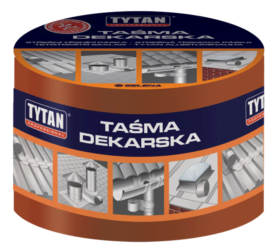 ⁨ROOFING TAPE 10CM*10MB J BRICK/TERRACOTTA⁩ at Wasserman.eu