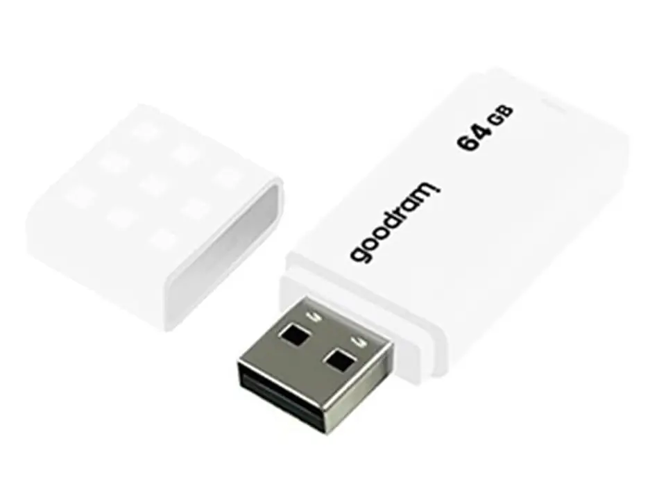 ⁨GoodRam UME2 64GB USB 2.0 USB flash drive white⁩ at Wasserman.eu