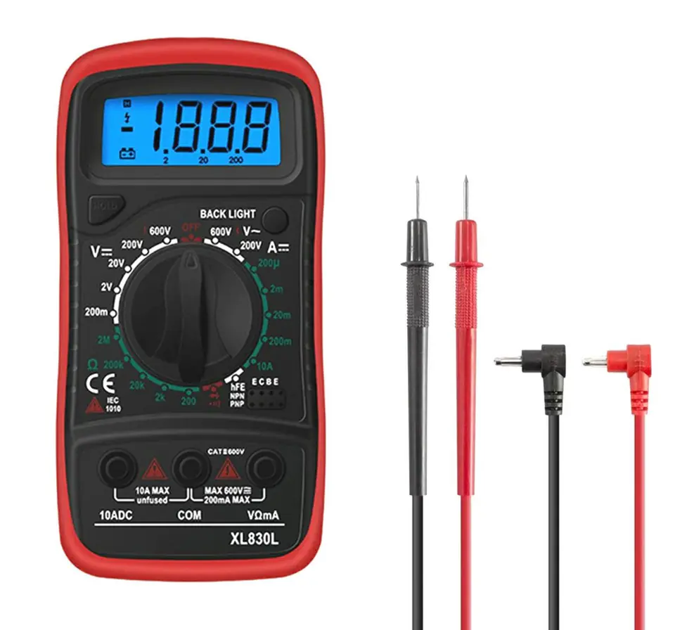 ⁨AG102D Multimetr xl830l + 2 sondy red⁩ w sklepie Wasserman.eu