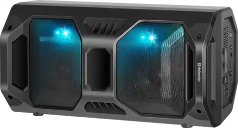 ⁨Defender Rage Stereo portable speaker Black 50 W⁩ at Wasserman.eu