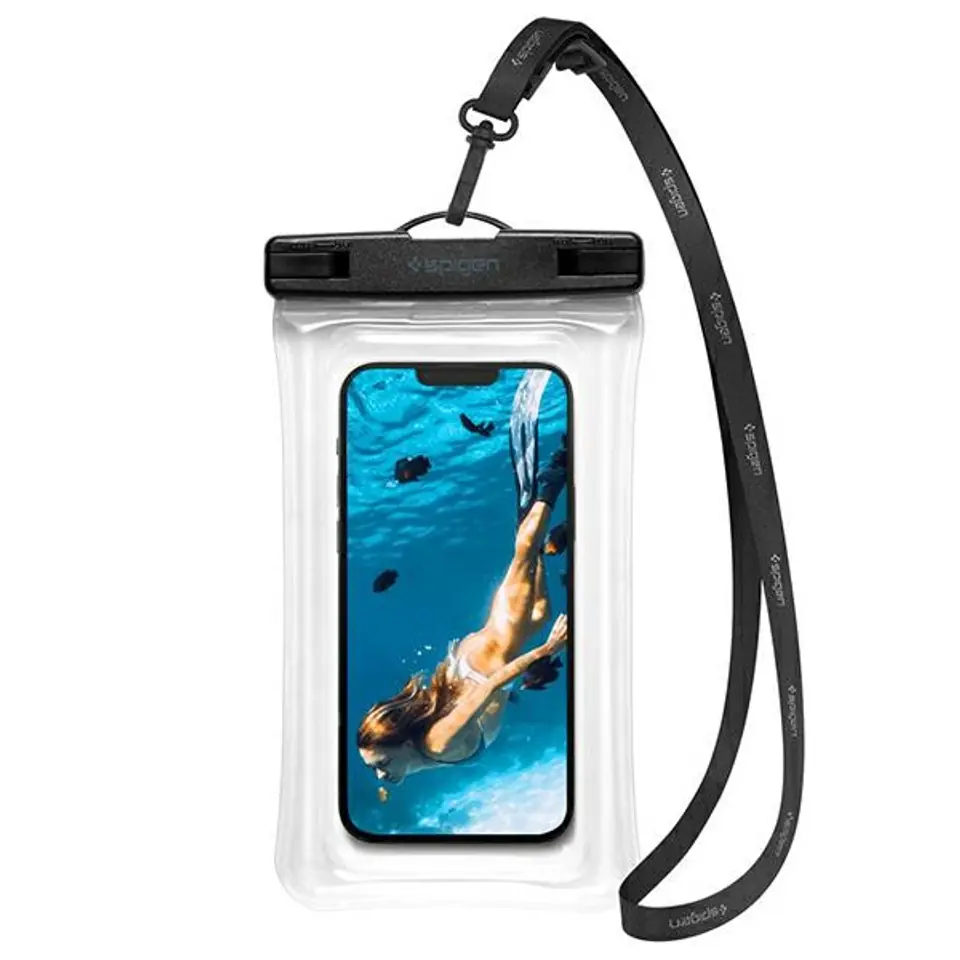 ⁨Spigen Waterproof Case A610 Universal Przezroczysty/Crystal Clear AMP04530⁩ w sklepie Wasserman.eu