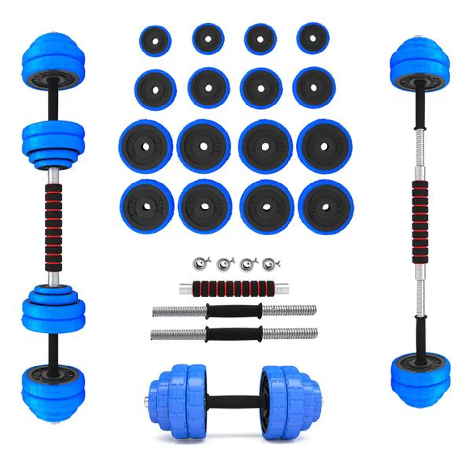 ⁨SGG30 BAR SZTANGIELKI-SZTANGA GUMOWANE 30KG HMS⁩ w sklepie Wasserman.eu