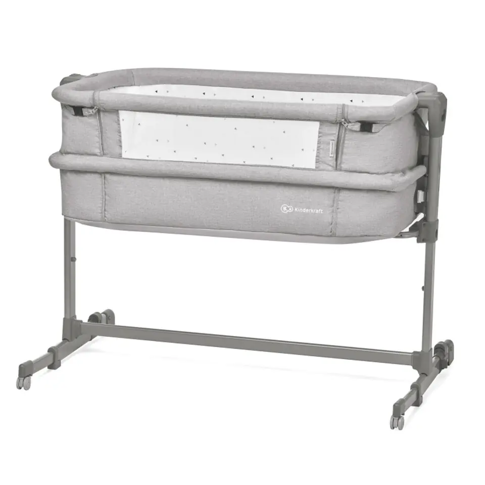 ⁨KINDERKRAFT Delivery cot NESTE UP GREY LIGHT MELANGE⁩ at Wasserman.eu