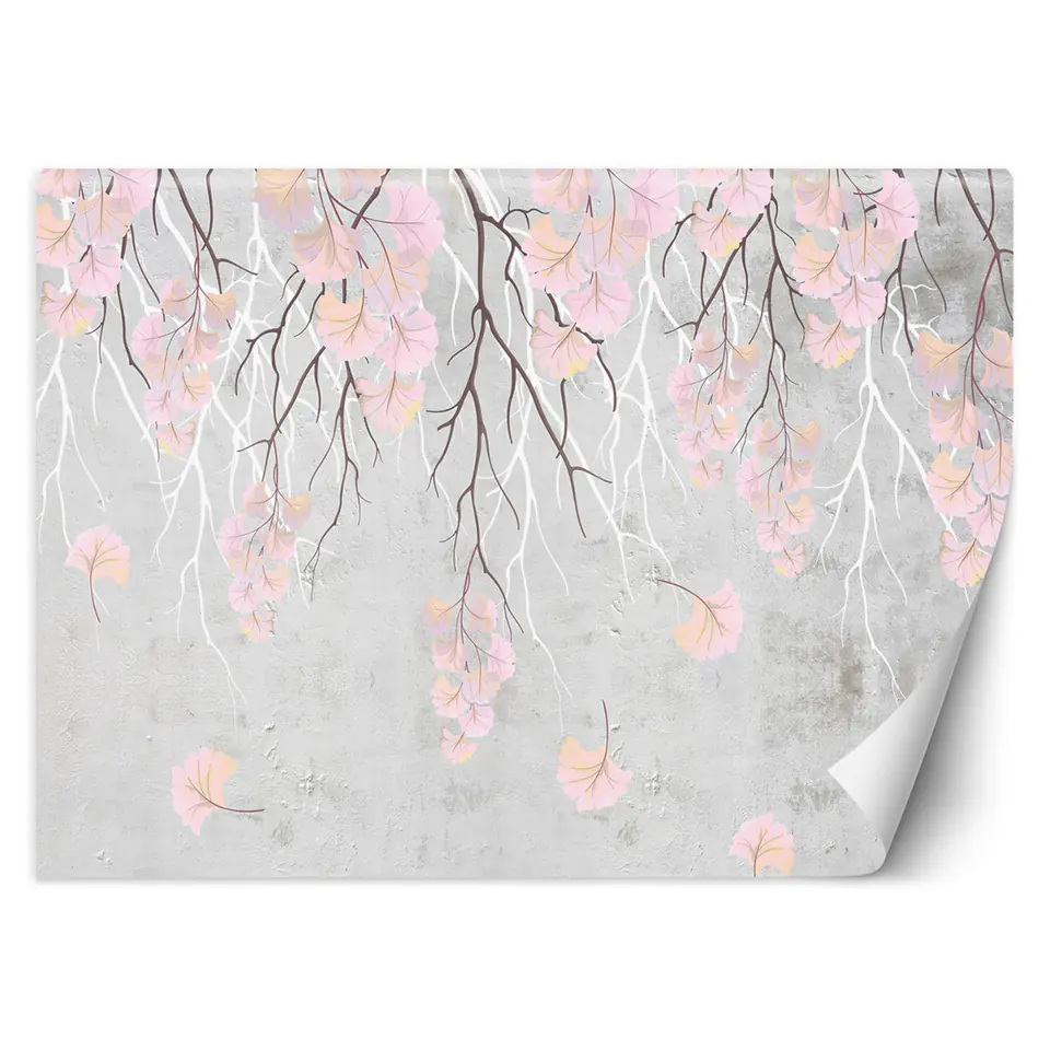 ⁨Wall mural, Falling leaves (Size 150x105)⁩ at Wasserman.eu