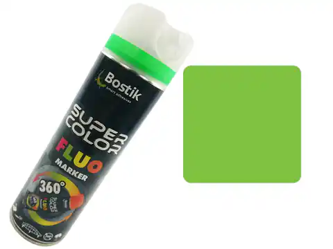 ⁨Farba w sprayu fluorescencyjna 500ml (zielony)⁩ w sklepie Wasserman.eu