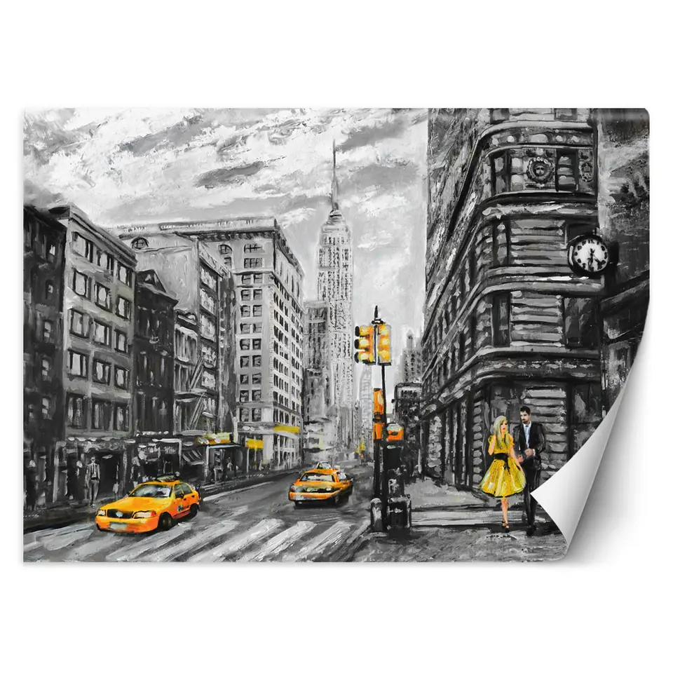 ⁨Fototapeta, Nowy Jork taxi (Rozmiar 150x105)⁩ w sklepie Wasserman.eu