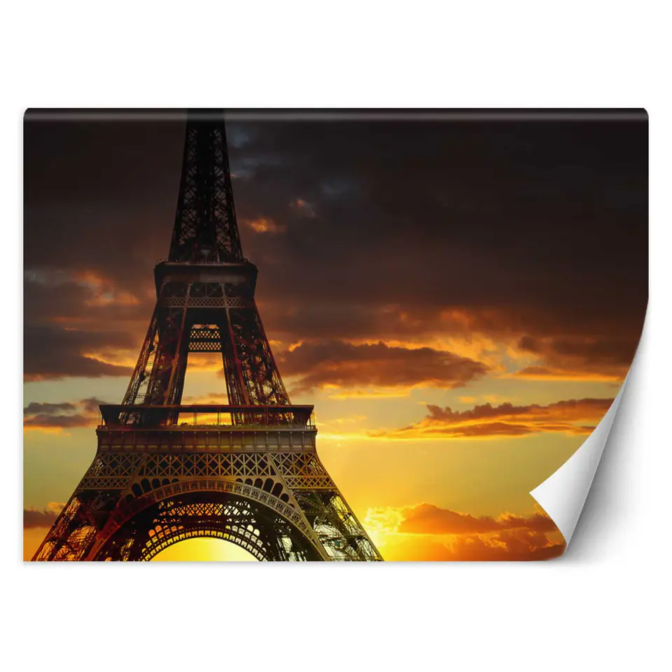 ⁨Fototapeta, Wieża Eiffla zachód słońca (Rozmiar 200x140)⁩ w sklepie Wasserman.eu