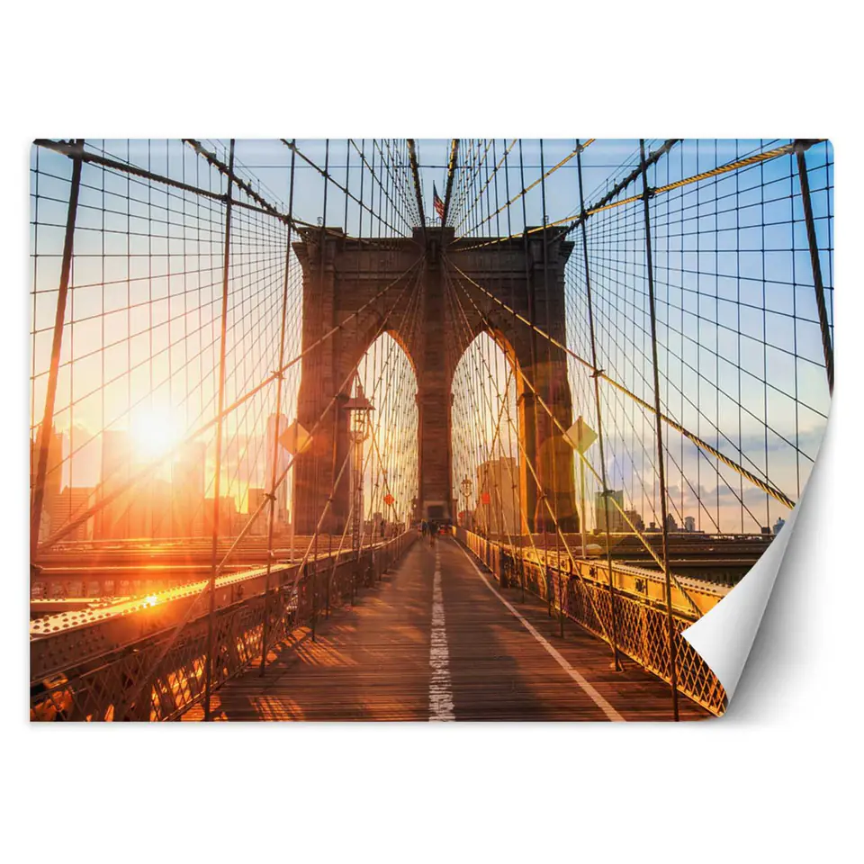 ⁨Wall mural, Brooklyn Bridge (Size 150x105)⁩ at Wasserman.eu