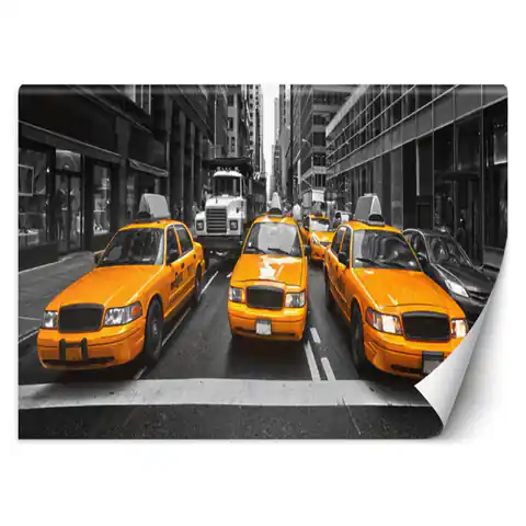 ⁨Fototapeta, Nowy Jork taksówki (Rozmiar 350x245)⁩ w sklepie Wasserman.eu