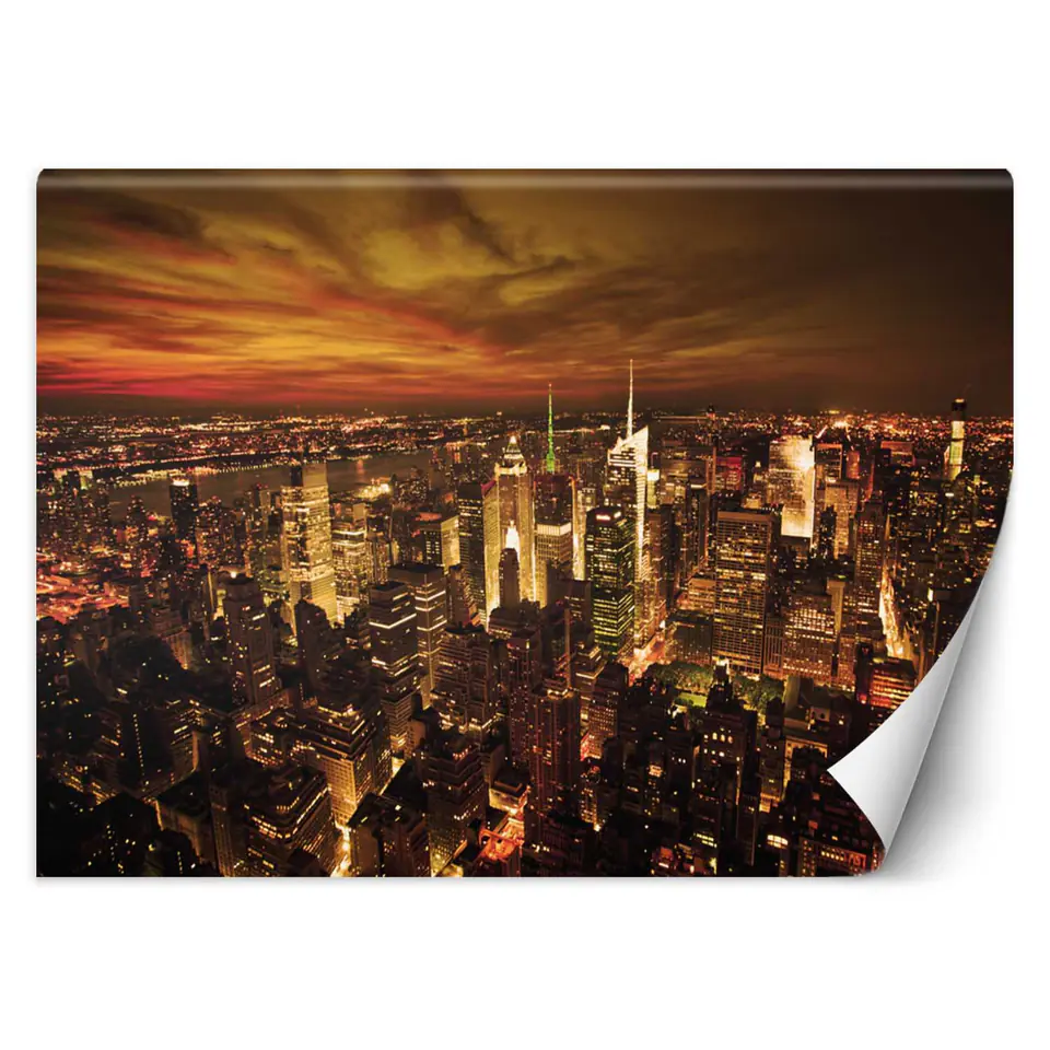 ⁨Wall mural, Night Manhattan (Size 200x140)⁩ at Wasserman.eu