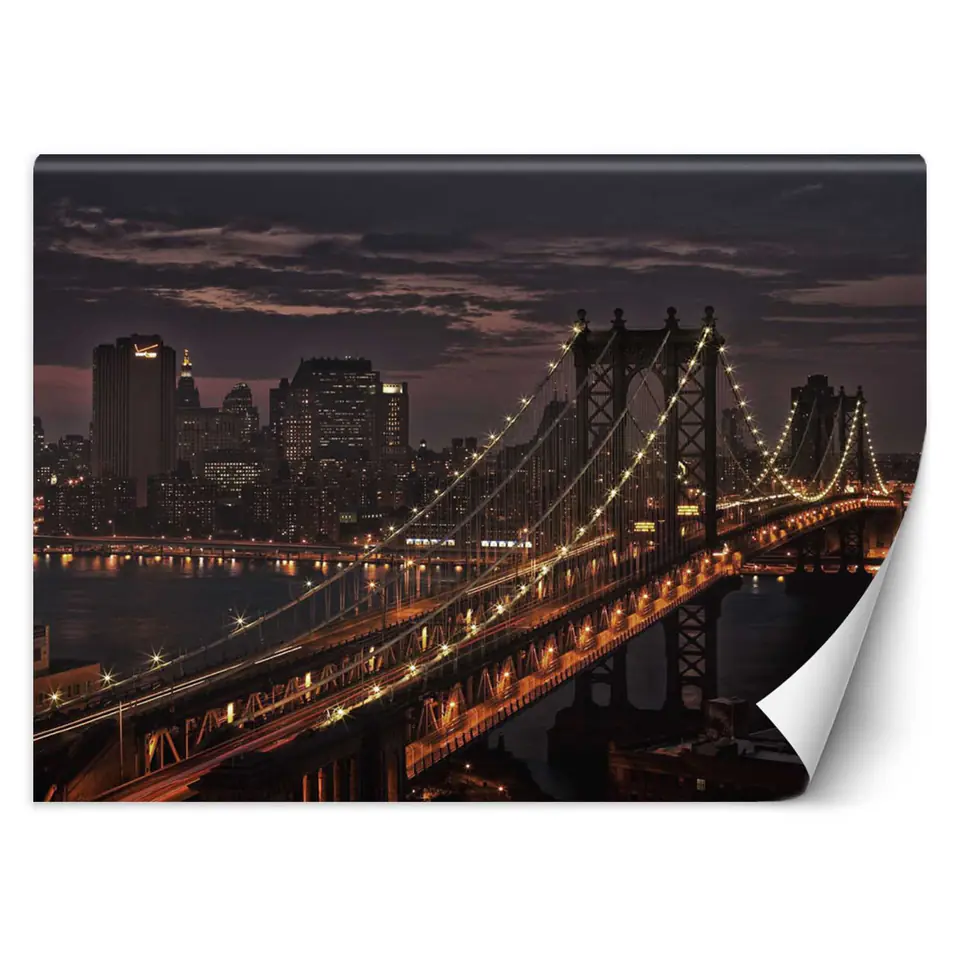 ⁨Wall mural, New York Bridge (Size 150x105)⁩ at Wasserman.eu