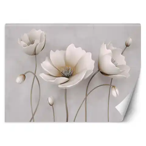 ⁨Fototapeta, Abstrakcyjne kwiaty 3D (Rozmiar 150x105)⁩ w sklepie Wasserman.eu