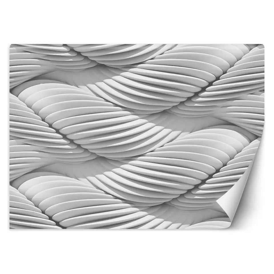 ⁨Fototapeta, Fale abstrakcyjne 3D (Rozmiar 400x280)⁩ w sklepie Wasserman.eu