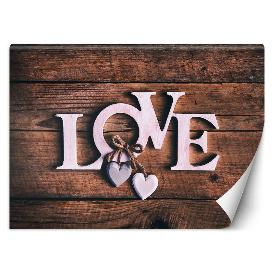 ⁨Fototapeta, Napis Love 3D (Rozmiar 300x210)⁩ w sklepie Wasserman.eu