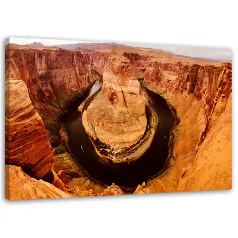 ⁨Canvas painting, Grand Canyon of Colorado (Size 90x60)⁩ at Wasserman.eu