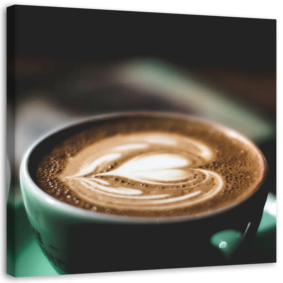 ⁨on canvas, Coffee (Size 40x40)⁩ at Wasserman.eu