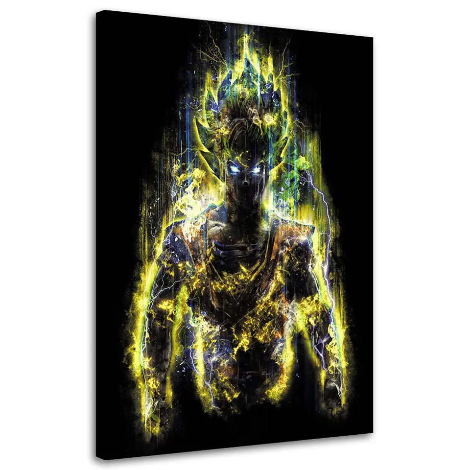 ⁨Canvas painting, Goku anime hero (Size 40x60)⁩ at Wasserman.eu