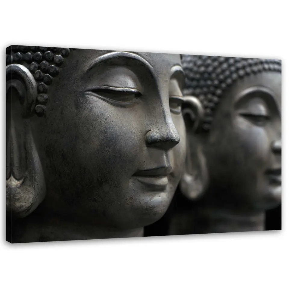 ⁨Obraz na płótnie, Figury Buddy Feng Shui (Rozmiar 120x80)⁩ w sklepie Wasserman.eu