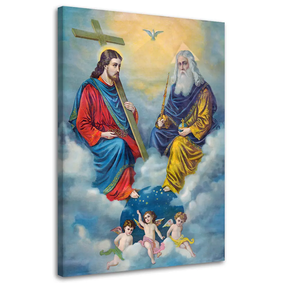 ⁨Painting on canvas, Holy Trinity (Size 70x100)⁩ at Wasserman.eu