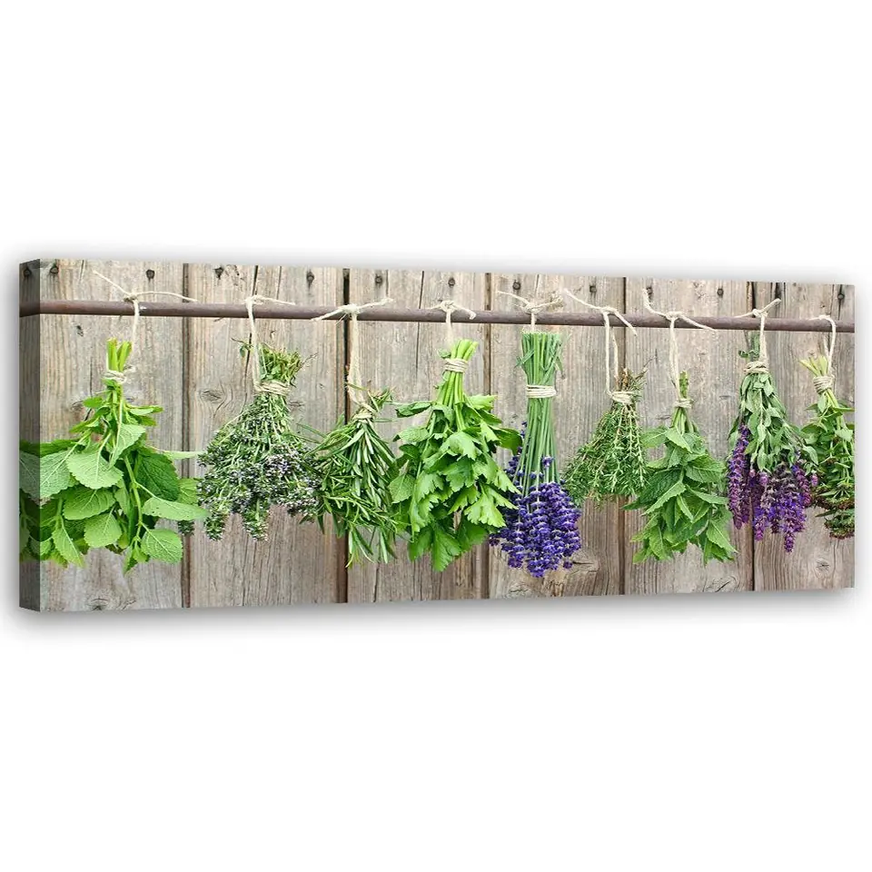 ⁨Painting on canvas, Herbs for drying (Size 120x40)⁩ at Wasserman.eu