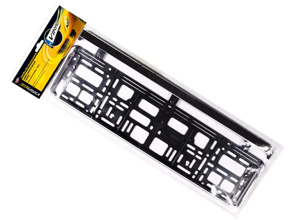 Frame for fixing license plates (black) at Wasserman.eu