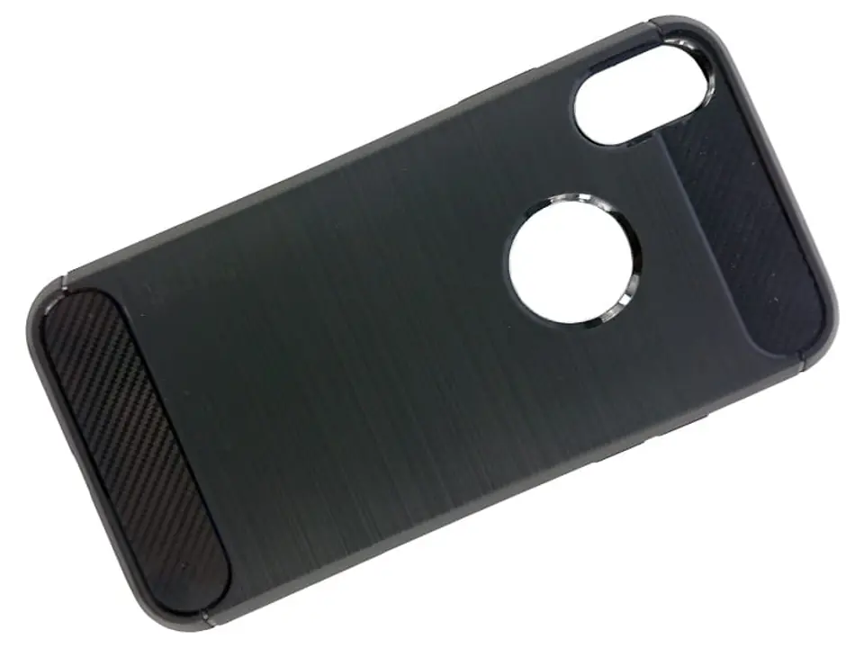 Black solid case (iPhone X, XS) at Wasserman.eu