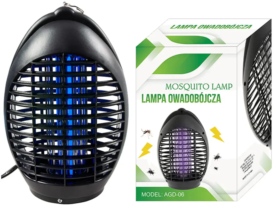 Insect killer lamp 230V, effective against mosquitoes at Wasserman.eu