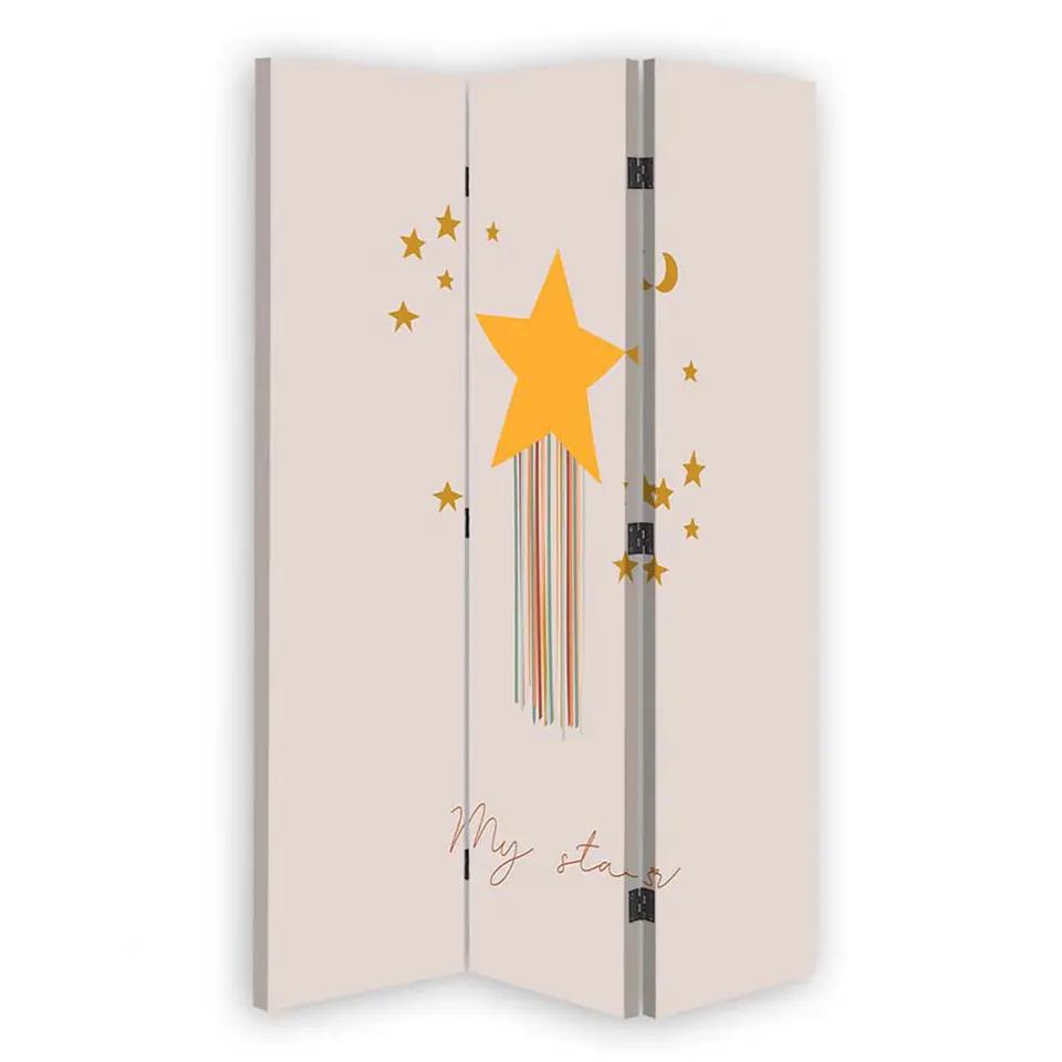 ⁨Parawan dwustronny korkowy, Magiczna gwiazdka (Rozmiar 110x170)⁩ w sklepie Wasserman.eu