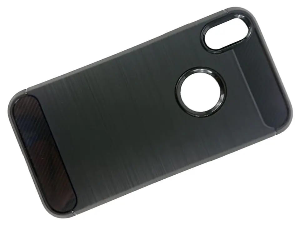 ⁨Black solid case (iPhone XS MAX)⁩ at Wasserman.eu